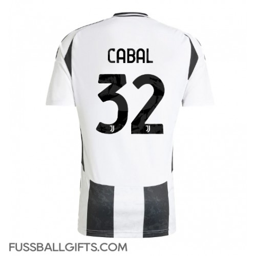 Juventus Juan Cabal #32 Fußballbekleidung Heimtrikot 2024-25 Kurzarm